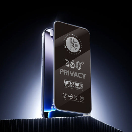Película de proteção de ecrã Privacy OEM 360 para Samsung Galaxy A37 5G, Vidro Temperado, Cola Total