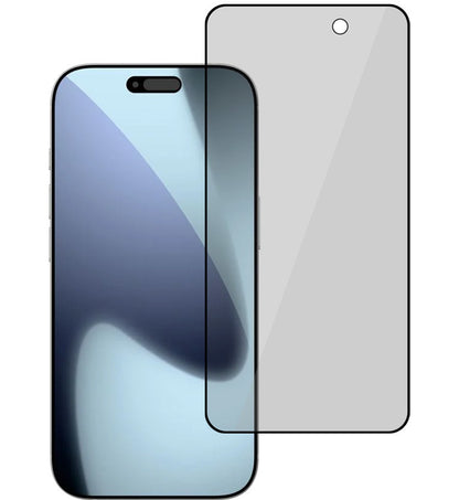 Película de Proteção de Ecrã Privacy Tel Protect 10X Plus Titanium para Apple iPhone 17 Pro, Vidro Temperado, Full Glue