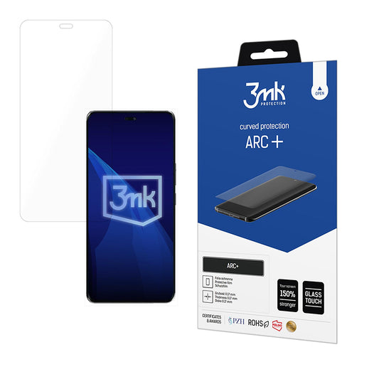 Película protetora de ecrã 3MK ARC+ para Honor X9c / Magic7 Lite, Plástico