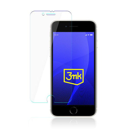 Película protetora de ecrã 3MK FlexibleGlass para Apple iPhone SE (2022) / SE (2020) / 8 / 7, Vidro Flexível, Cola Total