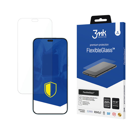 Película protetora de ecrã 3MK FlexibleGlass para Honor 200 Lite, Vidro Flexível, Cola Total