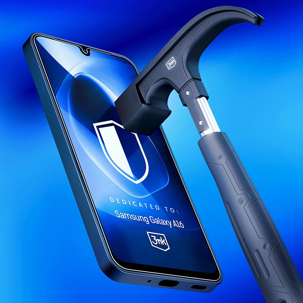 Película Protetora de Ecrã 3MK FlexibleGlass para Samsung Galaxy A15 5G A156 / A15 A155, Vidro Flexível, Colagem Total