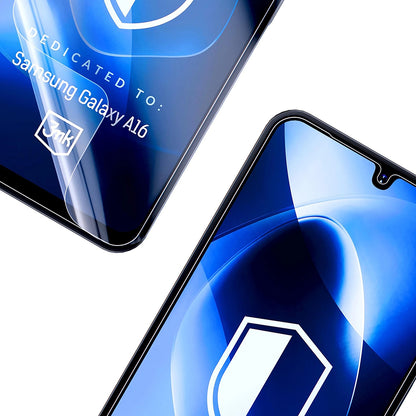 Película Protetora de Ecrã 3MK FlexibleGlass para Samsung Galaxy A26 A266 / A16 5G A166 / A16 4G A165 / M16 M166, Vidro Flexível, Cola Total