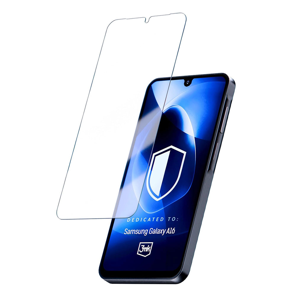 Película Protetora de Ecrã 3MK FlexibleGlass para Samsung Galaxy A26 A266 / A16 5G A166 / A16 4G A165 / M16 M166, Vidro Flexível, Cola Total