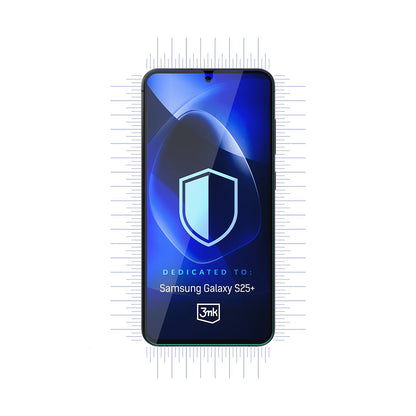 Película protetora de ecrã 3MK FlexibleGlass para Samsung Galaxy S25+ S936, Vidro Flexível, Cola Total