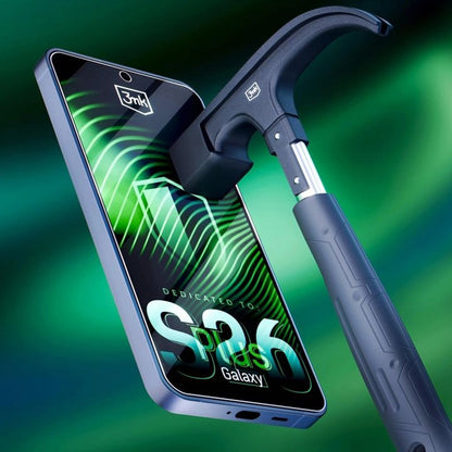 Película Protetora de Ecrã 3MK FlexibleGlass para Samsung Galaxy S26 Plus, Vidro Flexível, Full Glue, Transparente