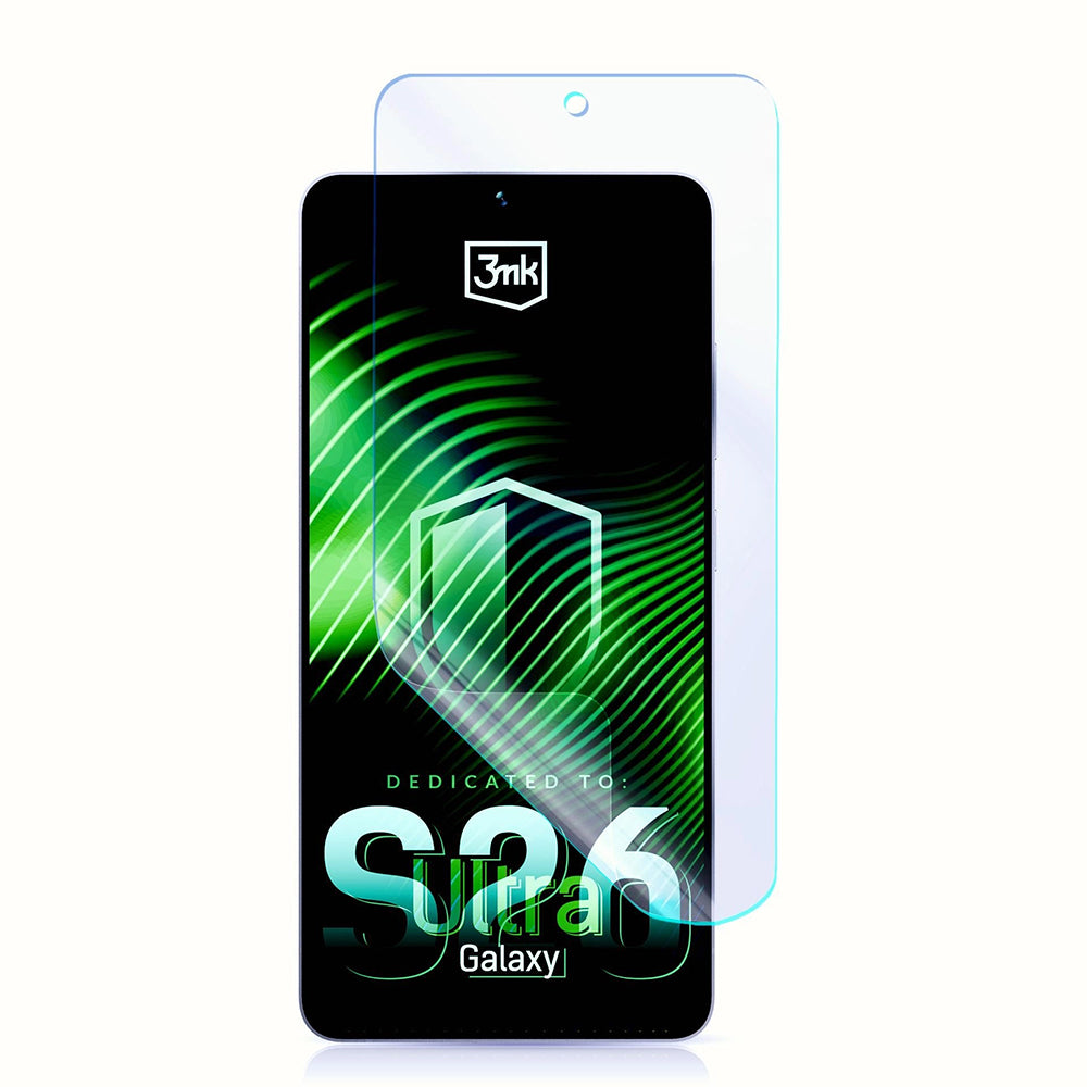 Película Protetora de Ecrã 3MK FlexibleGlass para Samsung Galaxy S26 Ultra S948, Vidro Flexível, Colagem Total