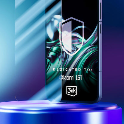 Película Protetora de Ecrã 3MK FlexibleGlass para Xiaomi 15T, Vidro Flexível, Colagem Total