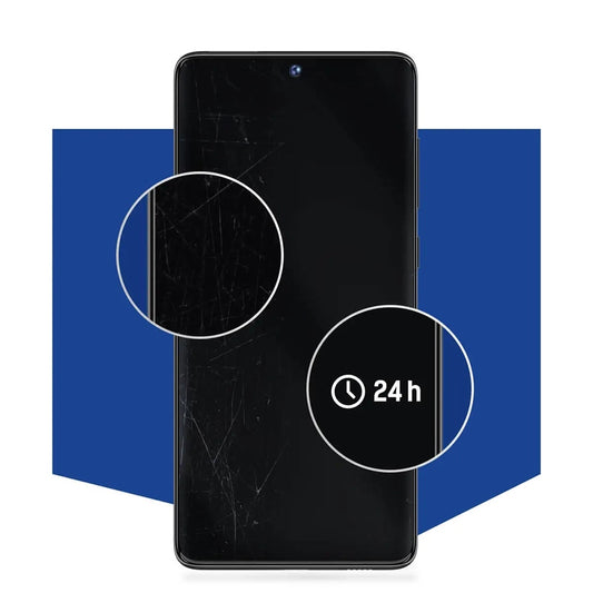 Película protetora de ecrã 3MK HardGlass para Honor 400 Smart 4G / 400 Smart 5G, Vidro Temperado, Cola Total