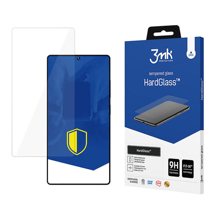 Película protetora de ecrã 3MK HardGlass para Samsung Galaxy S25 Ultra S938, Vidro Temperado, Cola Total