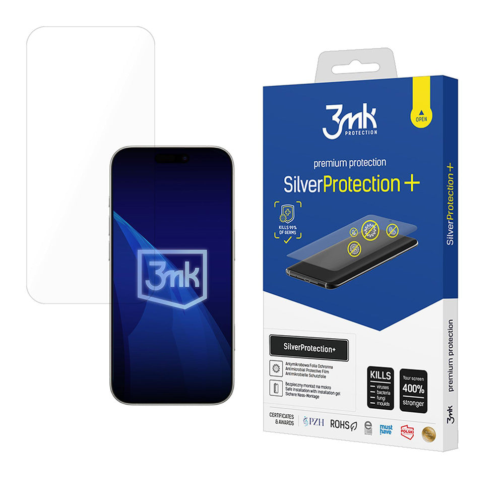 Película Protetora de Ecrã 3MK Silver Protect+ para Apple iPhone 17 Pro Max, Plástico