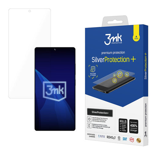 Película protetora de ecrã 3MK Silver Protect+ para Samsung Galaxy S25 Ultra S938, Plástico