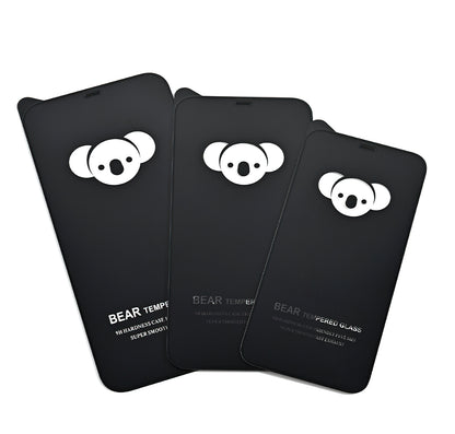 Película protetora de ecrã Bear HD para Apple iPhone 14 Pro Max, Vidro Temperado, Cola Total, Preto