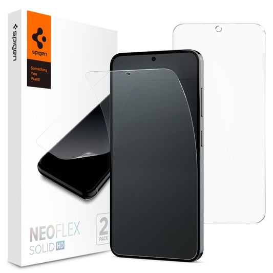 Película Protetora de Ecrã Spigen Neo Flex para Samsung Galaxy S24 S921, Plástico, Conjunto de 2 peças AFL07439