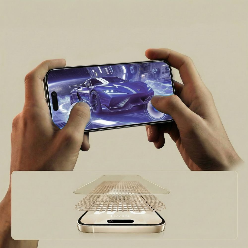 Película protetora de ecrã Tech-Protect FIT+ para Samsung Galaxy S26 Ultra S948, Vidro Temperado, Cola Total, Conjunto de 2 unidades
