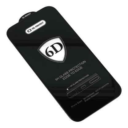 Película protetora de ecrã OEM para Samsung Galaxy S26 S942, Vidro Temperado, Cola Total, 6D, Preta