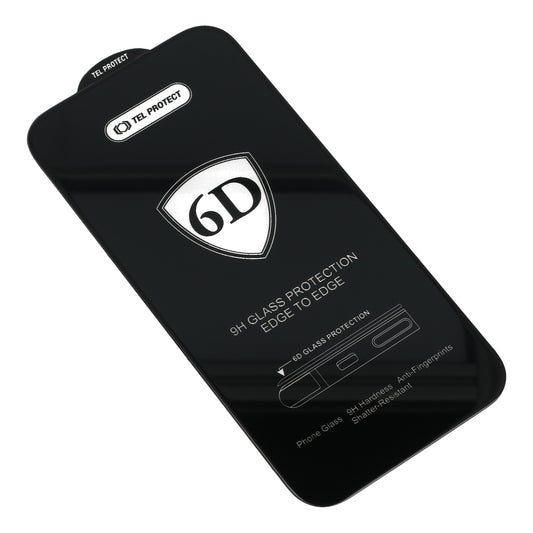 Película protetora de ecrã OEM para Samsung Galaxy S26 Ultra S948, Vidro Temperado, Cola Total, 6D, Preta