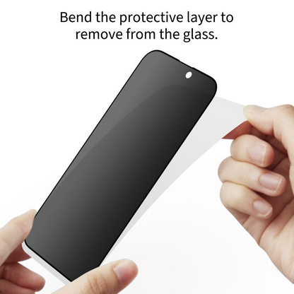 Privacy Tech-Protect Spy+ Screen Protector for Apple iPhone 17 Pro Max / 16 Pro Max, Tempered Glass, Full Glue, Set of 2 pieces