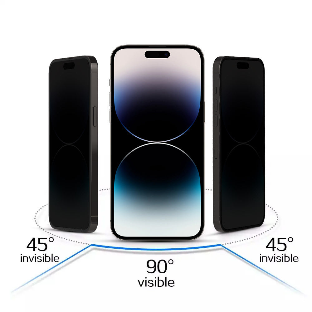 Película de proteção de ecrã Privacy OEM para Apple iPhone 17, Vidro Temperado, Cola Total