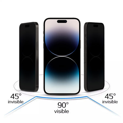 Película de proteção de ecrã Privacy OEM para Apple iPhone 17, Vidro Temperado, Cola Total