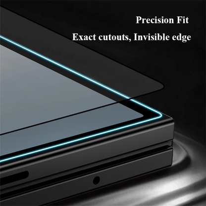 Película protetora para ecrã exterior Lereach para Samsung Galaxy Z Fold8 Ultra F976 / Z Fold7 F966, vidro temperado, cola total, preta