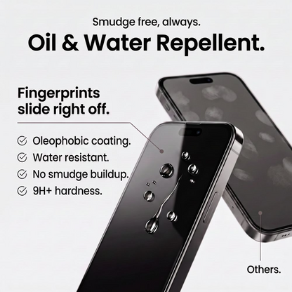 Película protetora de ecrã Tech-Protect OneTouch para Apple iPhone 18 Pro / 17 Pro, Vidro Temperado, Cola Total, Conjunto de 2 unidades, Transparente