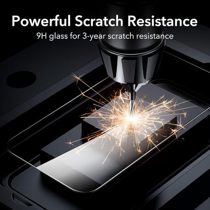 Película protetora de ecrã Anank para Apple iPhone 15 Pro Max, Vidro Temperado, Cola Total, 3D, Conjunto de 10 peças