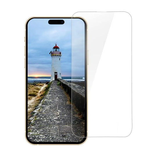 Película protetora de ecrã Anank para Apple iPhone 15 Pro, vidro temperado, cola total, 3D, conjunto de 10 unidades