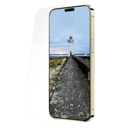 Película protetora de ecrã Anank para Apple iPhone 15 Pro, vidro temperado, cola total, 3D, conjunto de 10 unidades