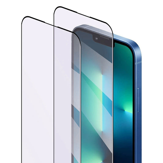 Película Protetora de Ecrã Anti Blue Light Anank 5X Reforçada para Apple iPhone 17 Pro, Vidro Temperado, Full Glue, 2.5D, Preta.