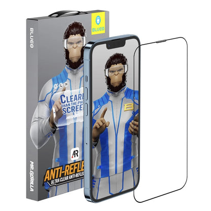 Película Protetora de Ecrã Blueo Anti-Reflexo HD Applicator Pro para Apple iPhone 17 Air, Vidro Temperado, Full Glue, Preta