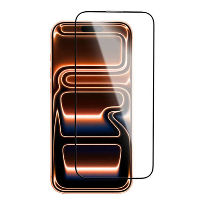 Película Protetora de Ecrã Blueo Crystal Anti-Riscos Aplicador para Apple iPhone 17 Pro / 17 / 16 Pro, Vidro Temperado, Cola Completa, Preta