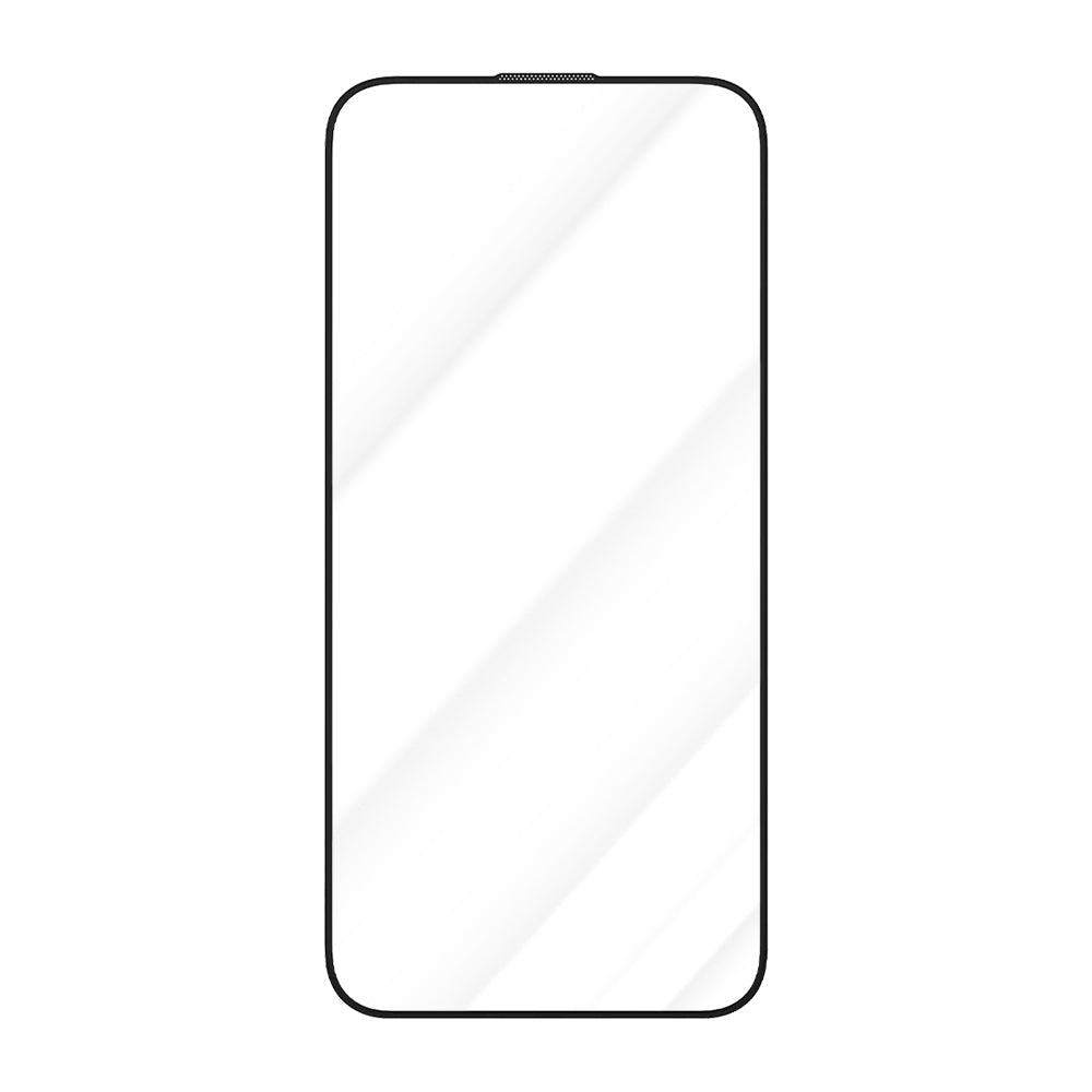 Película protetora de ecrã Blueo Crystal Anti-Riscos para Apple iPhone 16 Plus / 15 Plus, Vidro Temperado, Cola Total, Preta