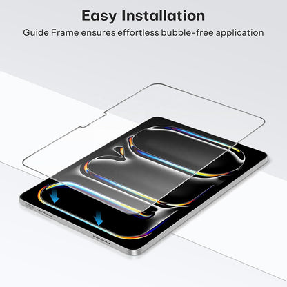 Película protetora de ecrã Blueo HD para Apple iPad Air 13 (2024), Vidro Temperado, Cola Total