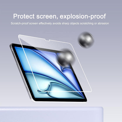 Blueo HD Screen Protector Film for Apple iPad Air (2022) / Pro 11 (2021) / Air (2020) / Pro 11 (2020), Tempered Glass, Full Glue