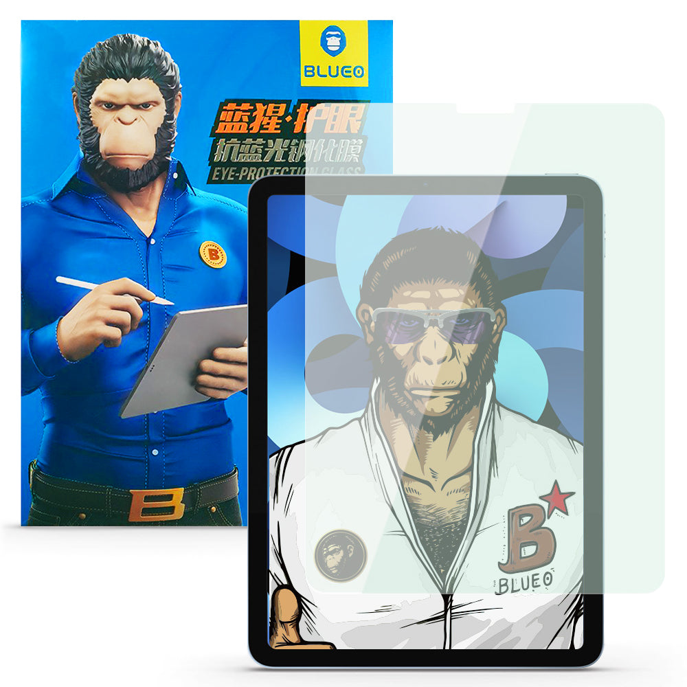 Película Protetora de Ecrã Blueo para Apple iPad Pro 12.9 (2022) / Pro 12.9 (2021) / Pro 12.9 (2020), Vidro Temperado, Colagem Total