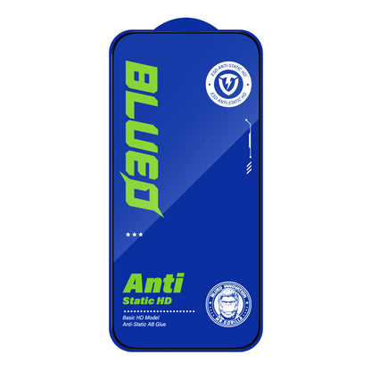 Película protetora de ecrã Blueo Silk HD para Apple iPhone 12 Pro Max, Vidro Temperado, Cola Total, Conjunto de 5 unidades, 2.5D, Preto