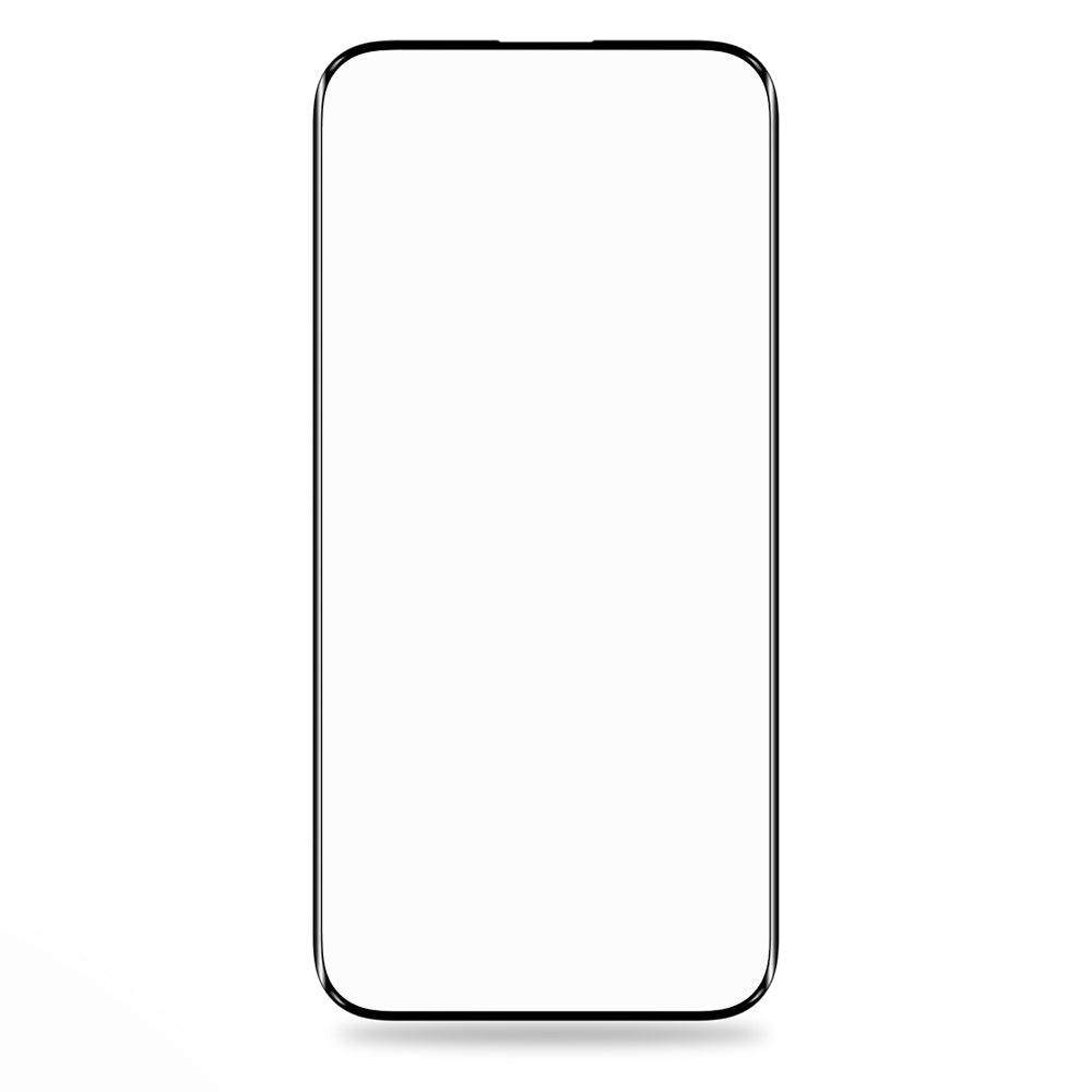 Película protetora de ecrã Blueo Silk HD para Apple iPhone 15 Pro Max, Vidro Temperado, Cola Total, Conjunto de 5 unidades, 2.5D, Preto