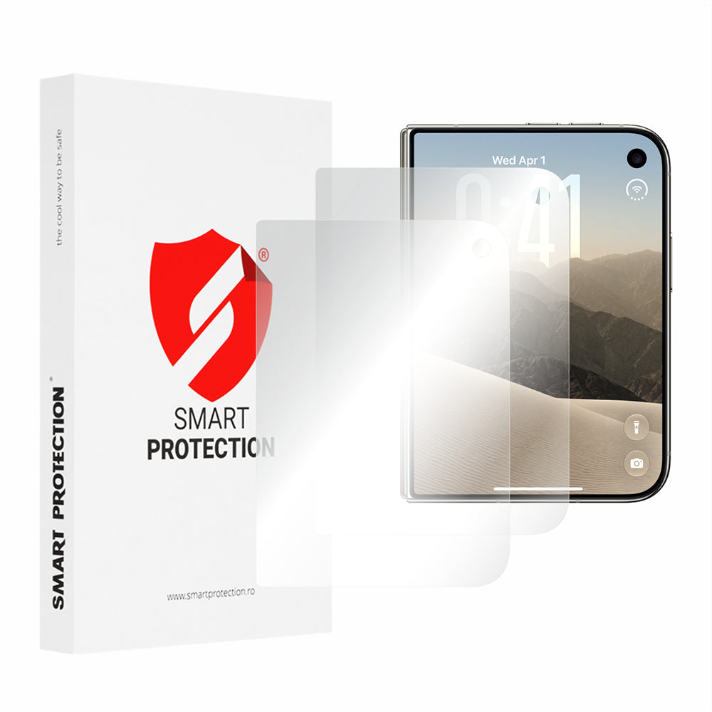 Smart Protection Premium Classic Exterior Screen Protector Film for Apple iPhone Duo, Plastic, Set of 2 pieces