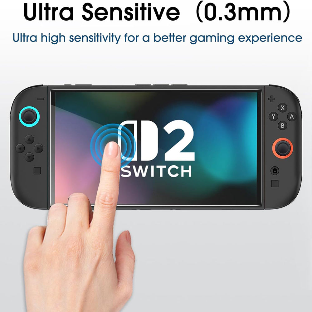 Película Protetora de Ecrã Techsuit SwitchAura Aplicador para Nintendo Switch 2, Vidro Temperado, Conjunto de 2 peças