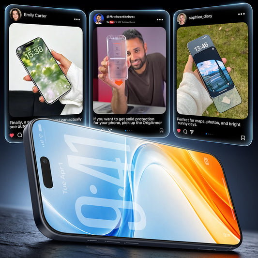 Película protetora de ecrã Torras OrigArmor para Apple iPhone 18 Pro / 17 Pro, Vidro Temperado, Cola Total