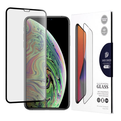 Película protetora de ecrã DUX DUCIS para Apple iPhone 11 Pro / XS / X, Vidro Temperado, Cola nas Bordas, Preto