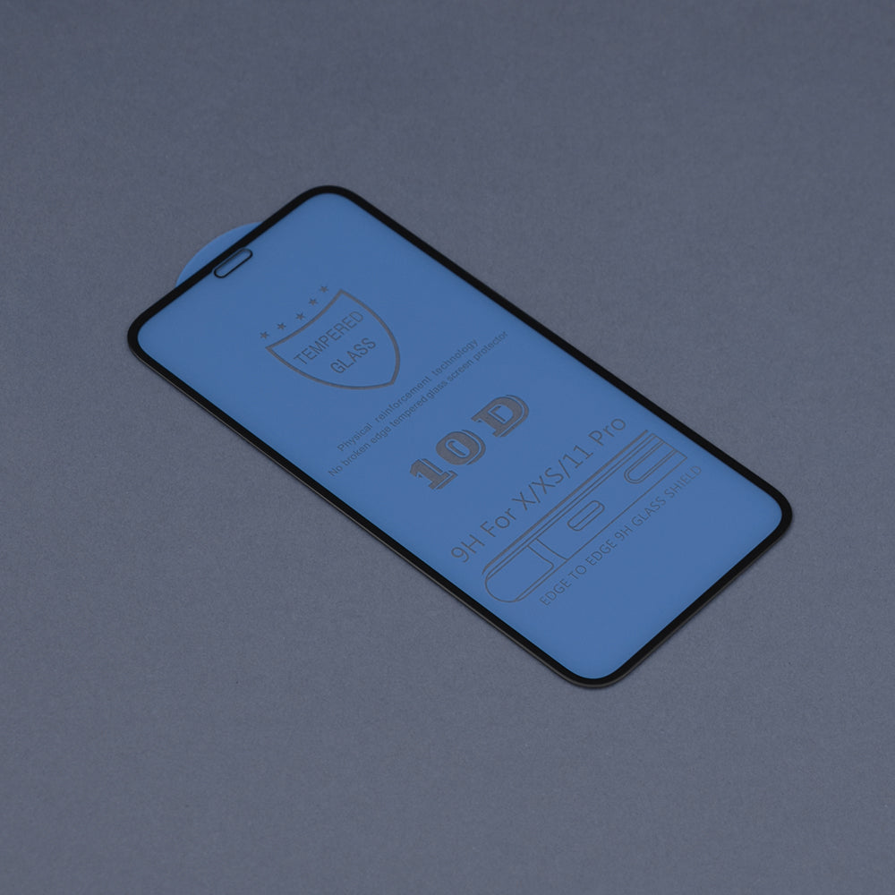Película protetora de ecrã DUX DUCIS para Apple iPhone 11 Pro / XS / X, Vidro Temperado, Cola nas Bordas, Preto