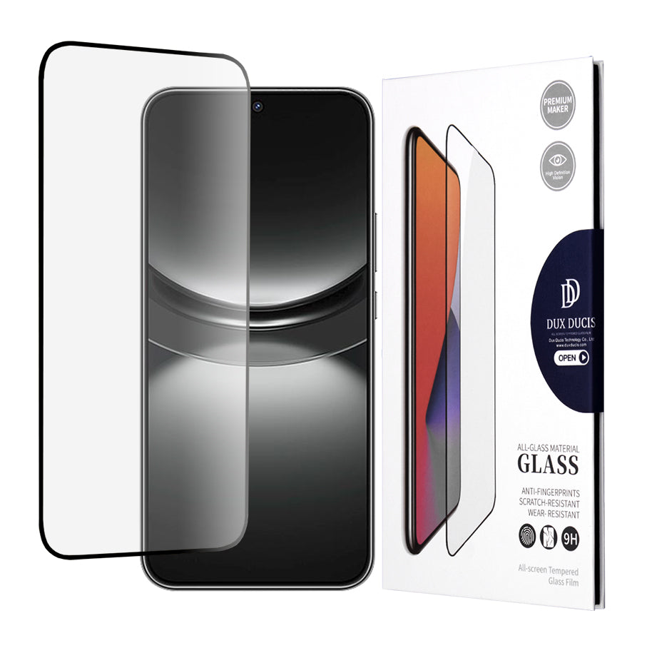 DUX DUCIS Screen Protector for Huawei nova 12, Tempered Glass, Edge Glue, Black