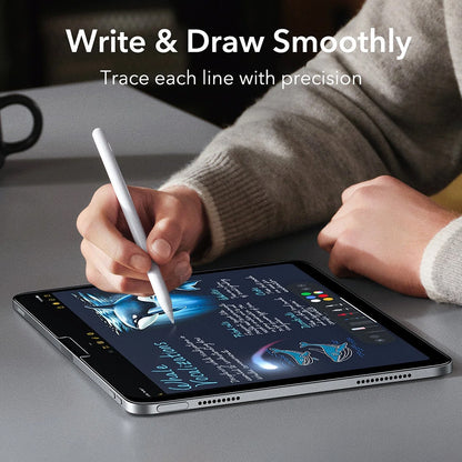 Película Protetora de Ecrã ESR Armorite Paper Feel UltraFit para Apple iPad (2025) / (2022), Vidro Temperado, Full Glue, Conjunto de 2 peças