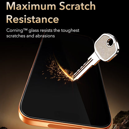 Película protetora de ecrã ESR Armorite Pro UltraFit para Apple iPhone 18 Pro / 17 Pro, Vidro Temperado, Cola Total, Preta