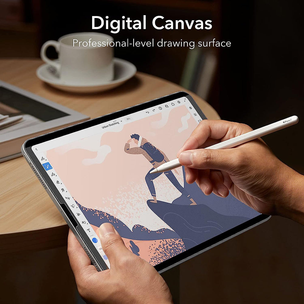 Película Protetora de Ecrã ESR Paper Feel Magnética para Apple iPad Air 11 (2025) / Air 11 (2024), Plástico