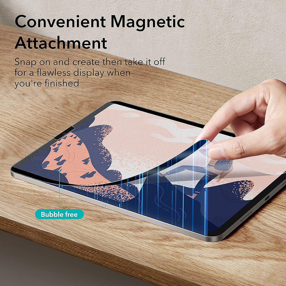 Película Protetora de Ecrã ESR Paper Feel Magnética para Apple iPad Air 11 (2025) / Air 11 (2024), Plástico