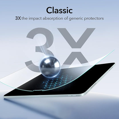 Película Protetora de Ecrã ESR Paper Feel UltraFit para Apple iPad (2025) / (2022), Plástico, Conjunto de 2 peças
