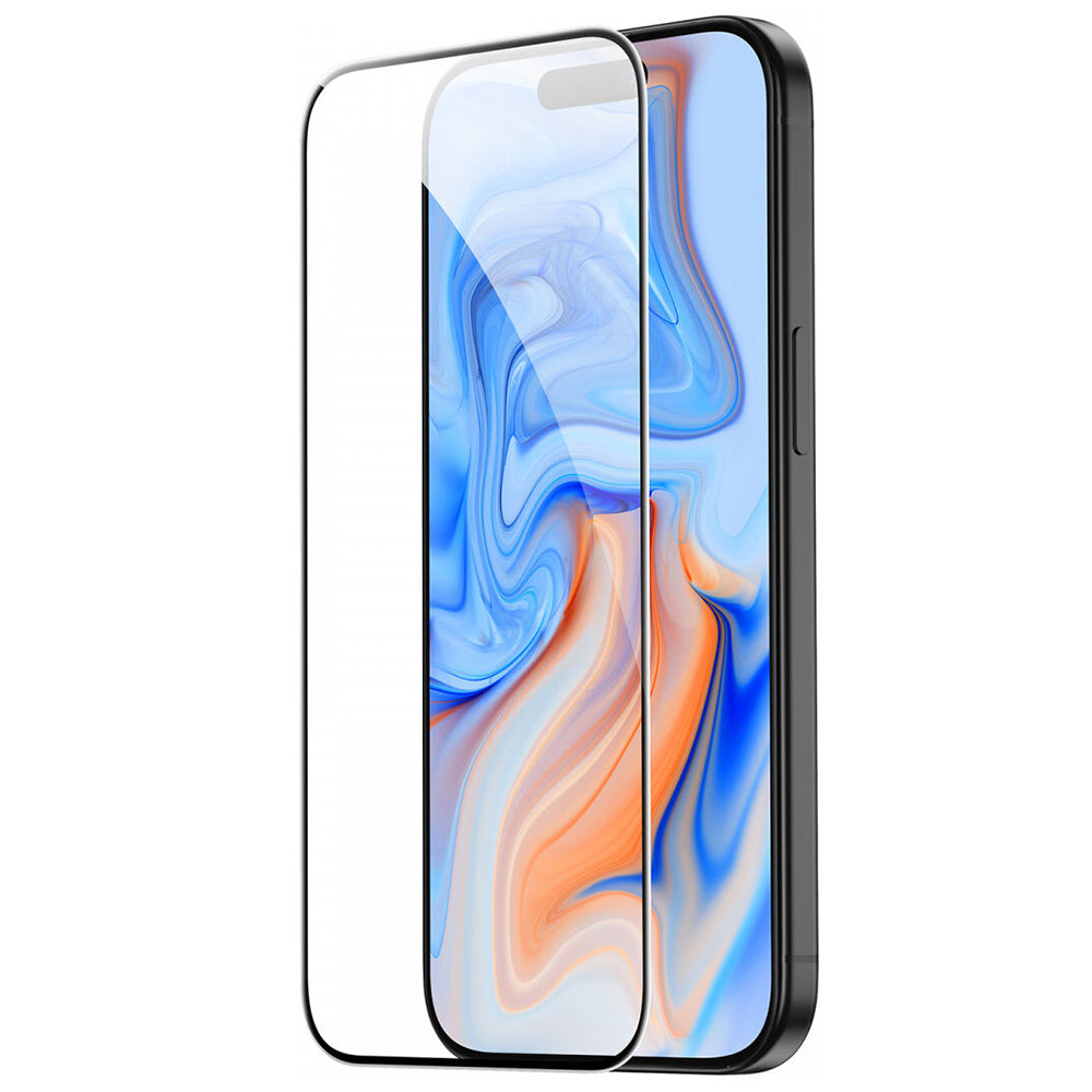 Película Protetora ESR para Apple iPhone 15, Vidro Temperado, Full Glue, Preta